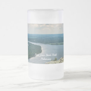 Petit Jean Cedar Creek Frosted Glass Beer Mok