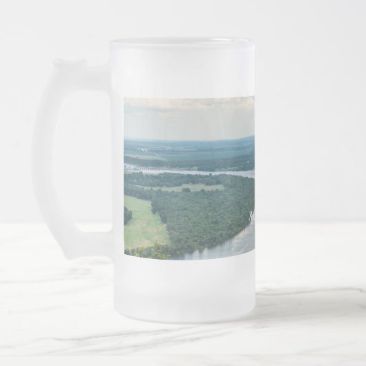 Petit Jean Cedar Creek Frosted Glass Beer Mok (Links)