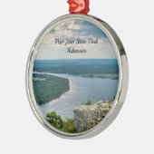 Petit Jean Cedar Creek Metal Ornament (Links)