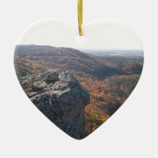 Petit Jean State Park Arkansas Keramisch Ornament (Voorkant)