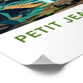 Petit Jean State Park Arkansas Reisprint Poster (Hoek)