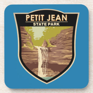 Petit Jean State Park Arkansas Vintage Bier Onderzetter