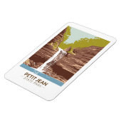 Petit Jean State Park Arkansas Vintage Magneet (Linkerzijde)