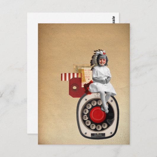 Petit Madame Briefkaart (Voorkant / Achterkant)