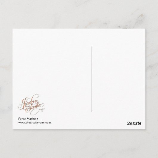 Petit Madame Briefkaart (Achterkant)