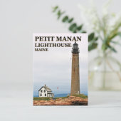 Petit Manan Lighthouse, Briefkaart Maine (Staand voorkant)