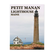 Petit Manan Lighthouse, Briefkaart Maine