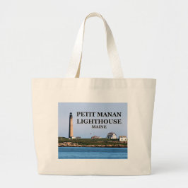 Petit Manan Lighthouse, Maine Canvas tas