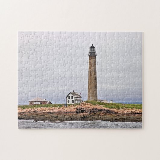 Petit Manan Lighthouse, Maine Jigzaag Puzzle Legpuzzel (Horizontaal)