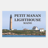 Petit Manan Lighthouse, Maine Stickers (Voorkant)