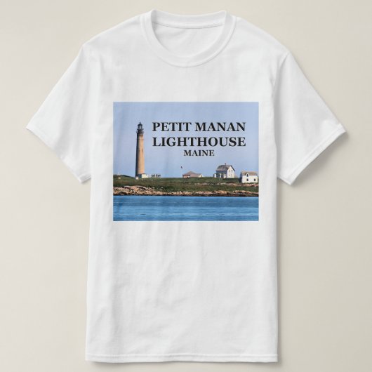 Petit Manan Lighthouse, Maine T-Shirt (Design voorkant)