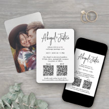 Petit minimaal script alles-in-één QR fotohuwelijk