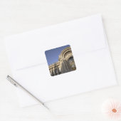 Petit Palais. Parijs. Frankrijk Vierkante Sticker (Envelop)