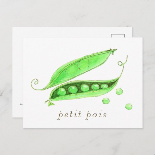 Petit Pois Briefkaart (Voorkant / Achterkant)