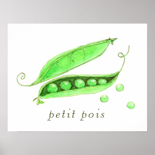 Petit Pois Poster (Voorkant)