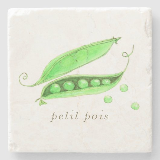 Petit Pois Stenen Onderzetter (Voorkant)