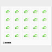 Petit Pois Vierkante Sticker (Vel)