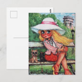 Petit Poulbot chiens Briefkaart (Voorkant / Achterkant)