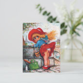 Petit Poulbot en jupe Briefkaart (Staand voorkant)