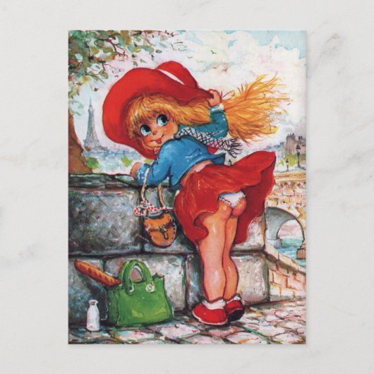 Petit Poulbot en jupe Briefkaart (Voorkant)