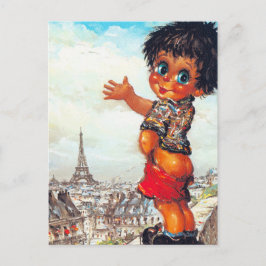 Petit Poulbot pipi Briefkaart