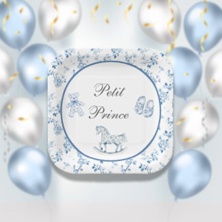 Petit Prince Franse Chinoiserie-Baby shower Borden Papieren Bordje