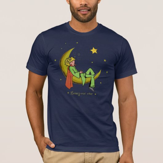 petit prins, conte, féerique, fantastisch, persone t-shirt (Voorkant)
