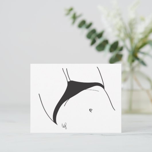 Petit slipnoir briefkaart (Staand voorkant)