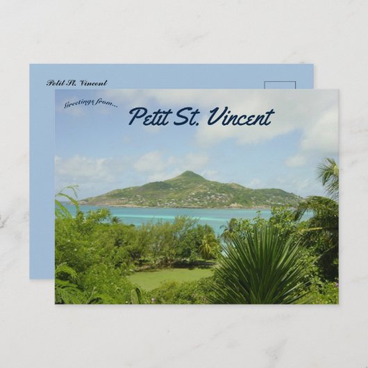 Petit St Vincent Briefkaart (Voorkant / Achterkant)