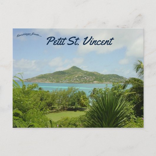 Petit St Vincent Briefkaart (Voorkant)