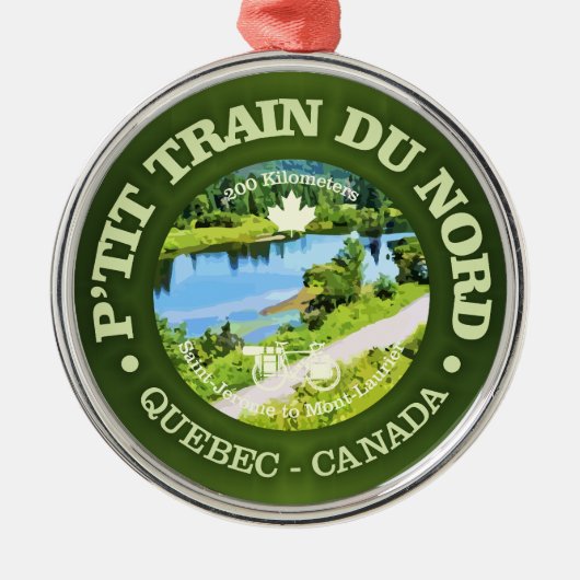 Petit Train du Nord (fietsen c) Metalen Ornament (Voorkant)