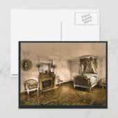 Petit Trianon, kamer van Marie Antoinette, Versai Briefkaart (Voorkant / Achterkant)