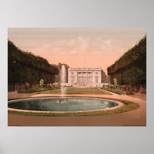 Petit Trianon, Versailles, Frankrijk Poster (Voorkant)