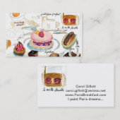 Petit Vier Etude Visitekaartje (Voorkant / Achterkant)