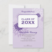 PETITE AFSTUDEREN AANKONDIGING:: AFSTUDEERDER 105  KAART (Voorkant)