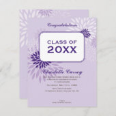 PETITE AFSTUDEREN AANKONDIGING:: AFSTUDEERDER 105 KAART (Voorkant / Achterkant)