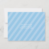 PETITE BABY SHOWER INVITES :: regendruppels 7L Kaart (Achterkant)
