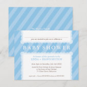 PETITE BABY SHOWER INVITES :: regendruppels 7L Kaart (Voorkant / Achterkant)