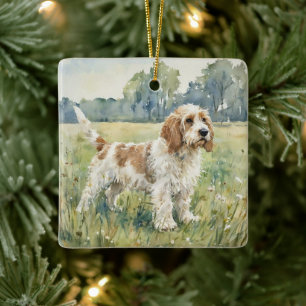 Petite Basset Griffon Vandeen - PBGV Keramisch Ornament