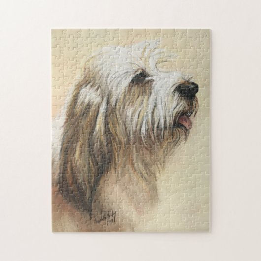 Petite BassetGriffon Vendeen Dog Art Puzzle Legpuzzel (Verticaal)