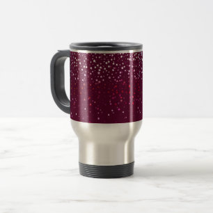 Petite Berry Stars Travel Coffee Mug-Wine Reisbeker