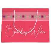 Petite bloemontwerp groot cadeauzakje (Voorkant)