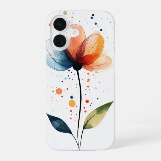Petite Bloom iPhone 16 Hoesje (Achterkant)