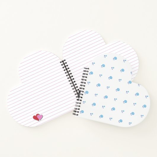 Petite Blossom Blue Notitieboek (Binnen)