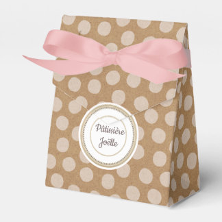 Petite boîte de pâtisserie Klein gebak - Kraft Bedankdoosjes