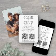 Petite Chic Deco All-in-One QR-codes Foto Weddensc