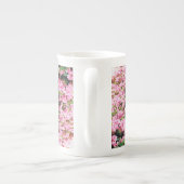 Petite Coffee Cup met Floral Design Porselein Kop (Achterkant)