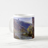 Petite Creuse, Zonlicht door Claude Monet Koffiemok (Voorkant links)