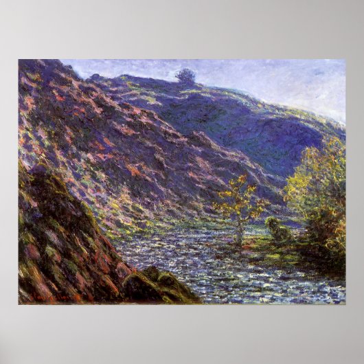 Petite Creuse, Zonlicht door Claude Monet Poster (Voorkant)