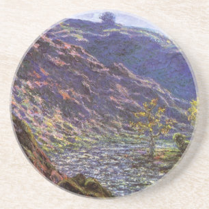Petite Creuse, Zonlicht door Claude Monet Zandsteen Onderzetter